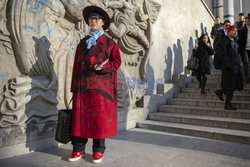 Ann Demeulemeester Men's Street Style