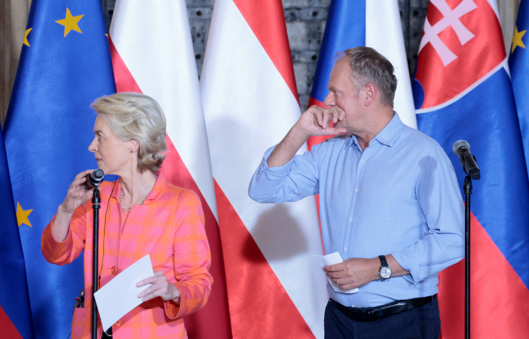 Tusk i von der Leyen