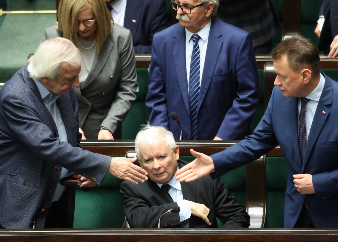 Jarosław Kaczyński w Sejmie